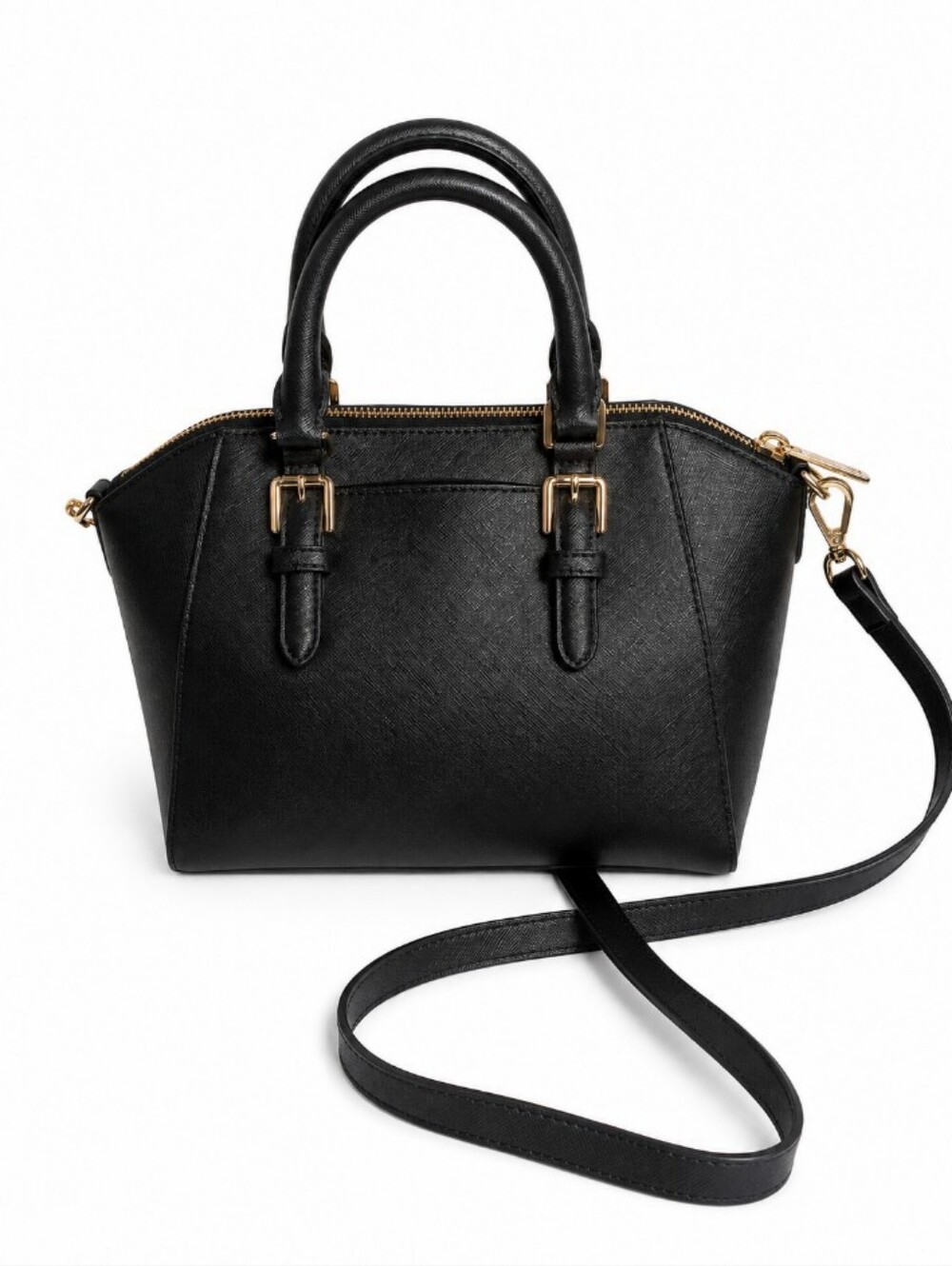 Michael Kors Dual Handbag Crossbody With Gold Hardware